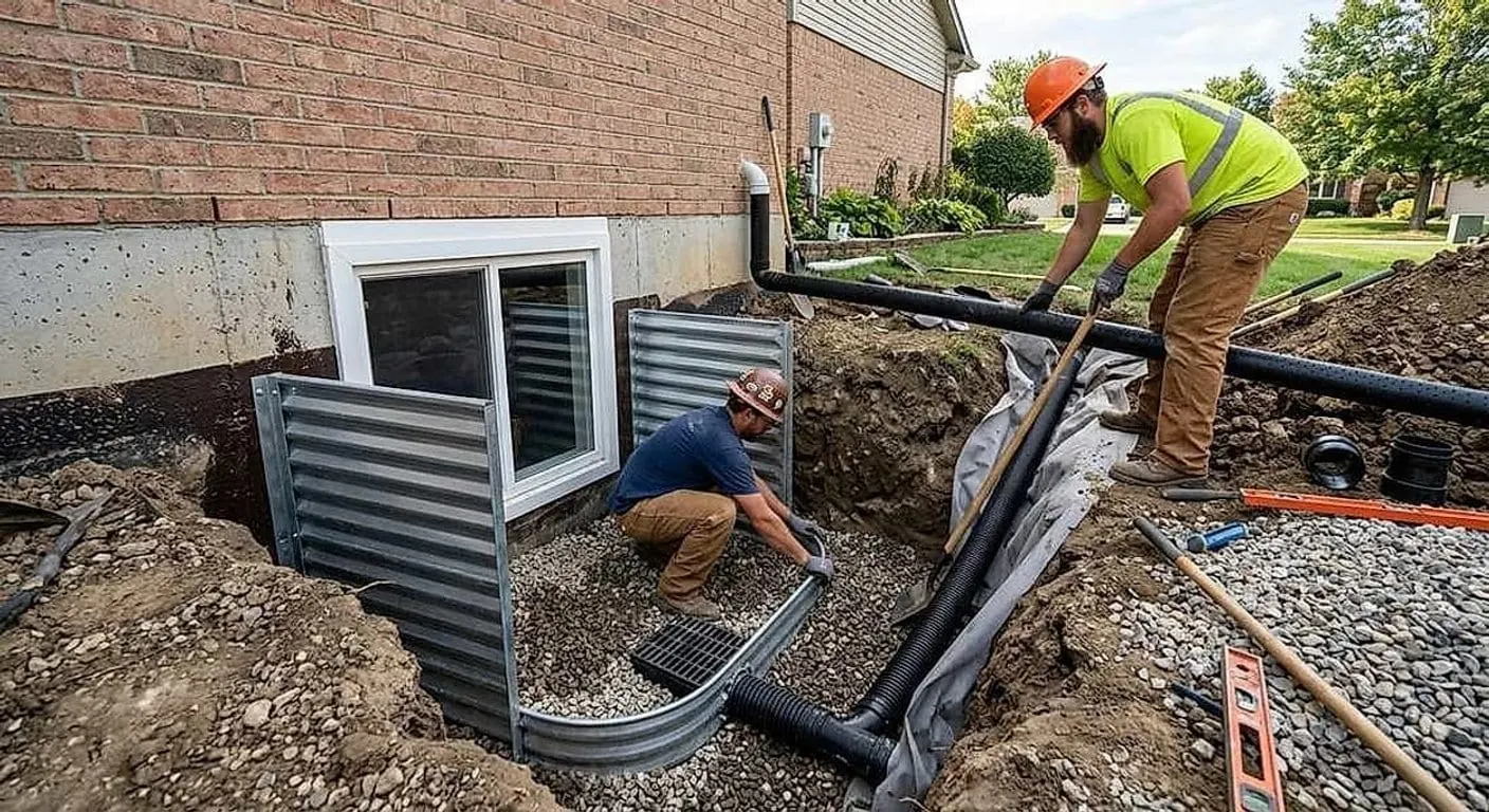Window Well Drains in Sheboygan, WI